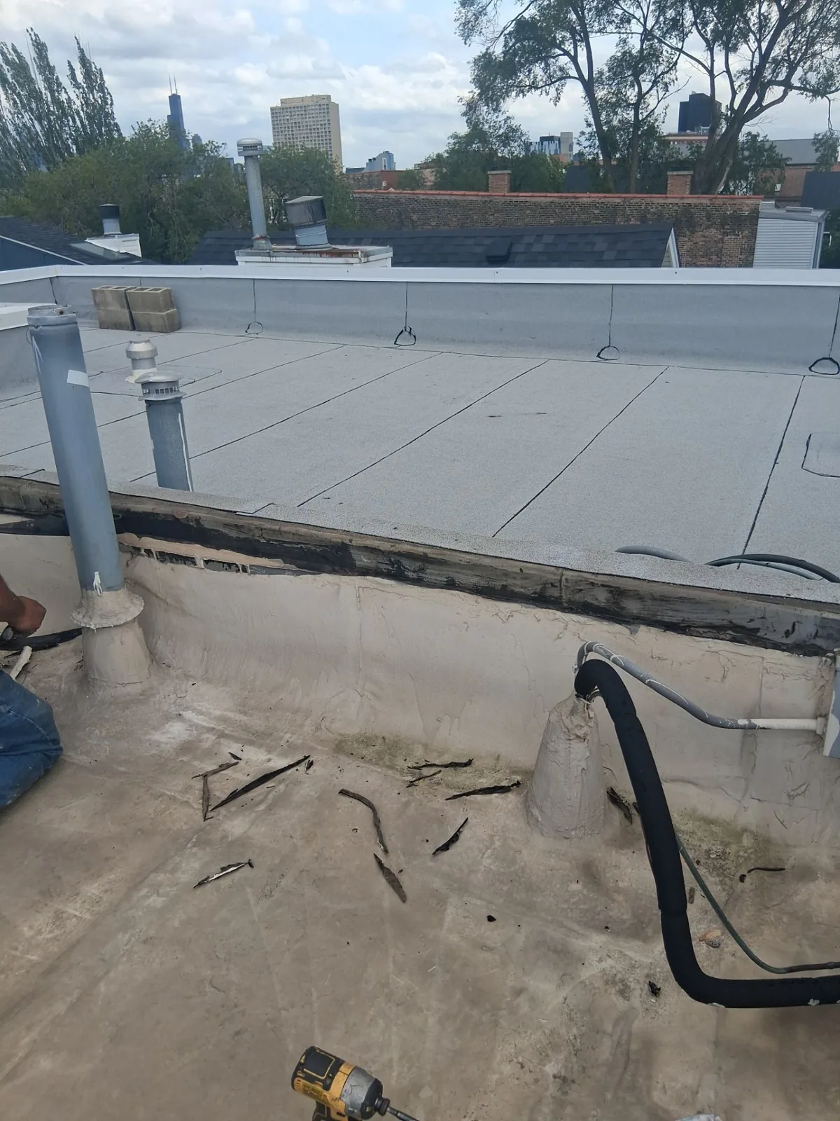 Commercial Wind Damage Roof Repair in Athens, GA