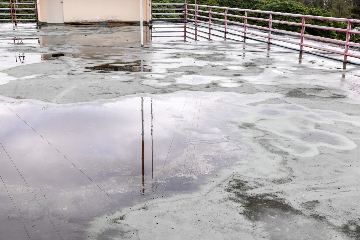 Commercial Roof Flashing Failure Repair in Athens, GA