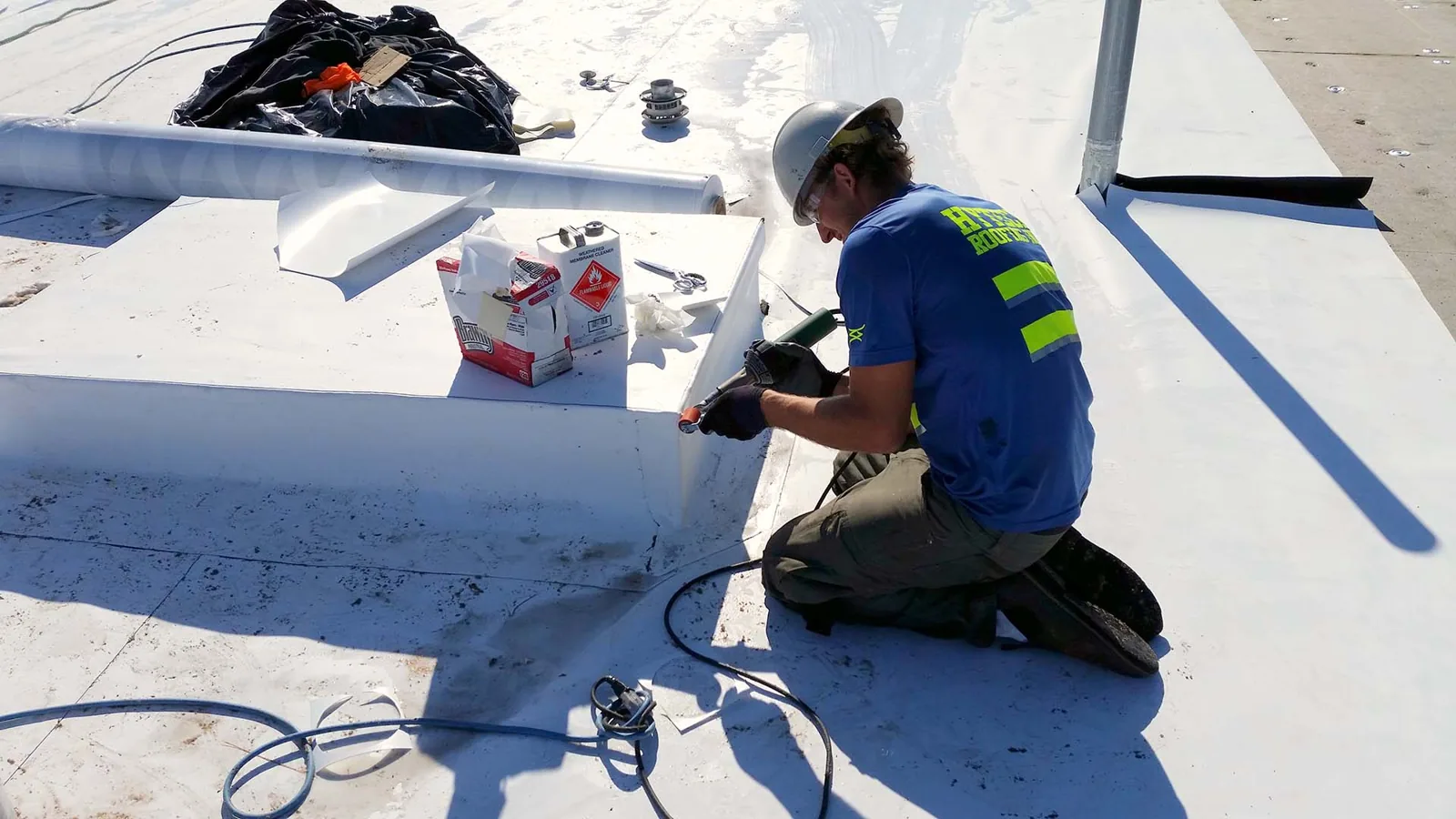 Commercial Skylight and Penetration Flashing in Athens, GA